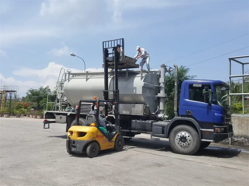 chế tạo hệ thống thủy lực xe nạp thuốc nổ