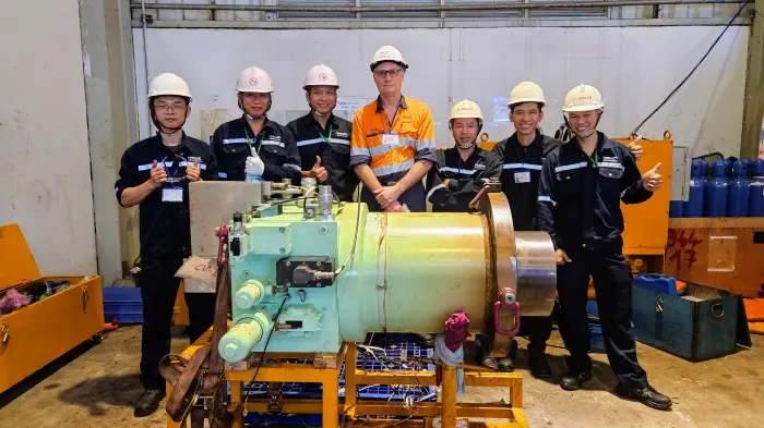 bảo dưỡng actuator tại nhà máy nhiệt điện Sông Hậu